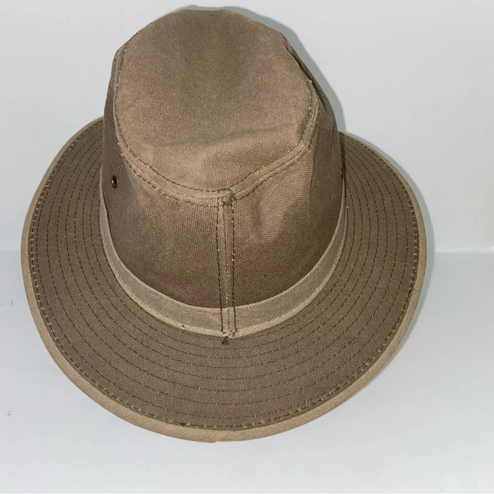 J Peterman Co Hat Mens Small Made In The USA Vintage Outback Safari Outdoors